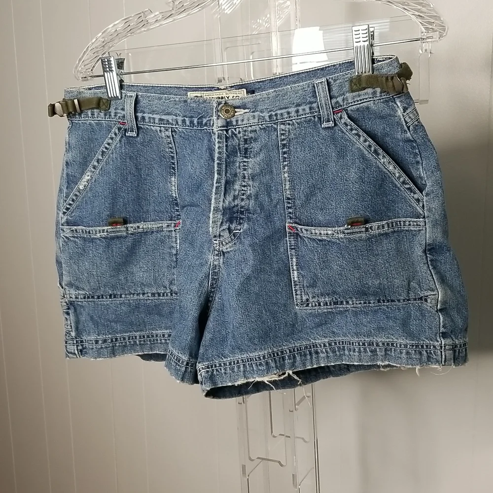 VINTAGE 1990's AE American Eagle Outfitters Denim Shorts - Picture 7 of 11